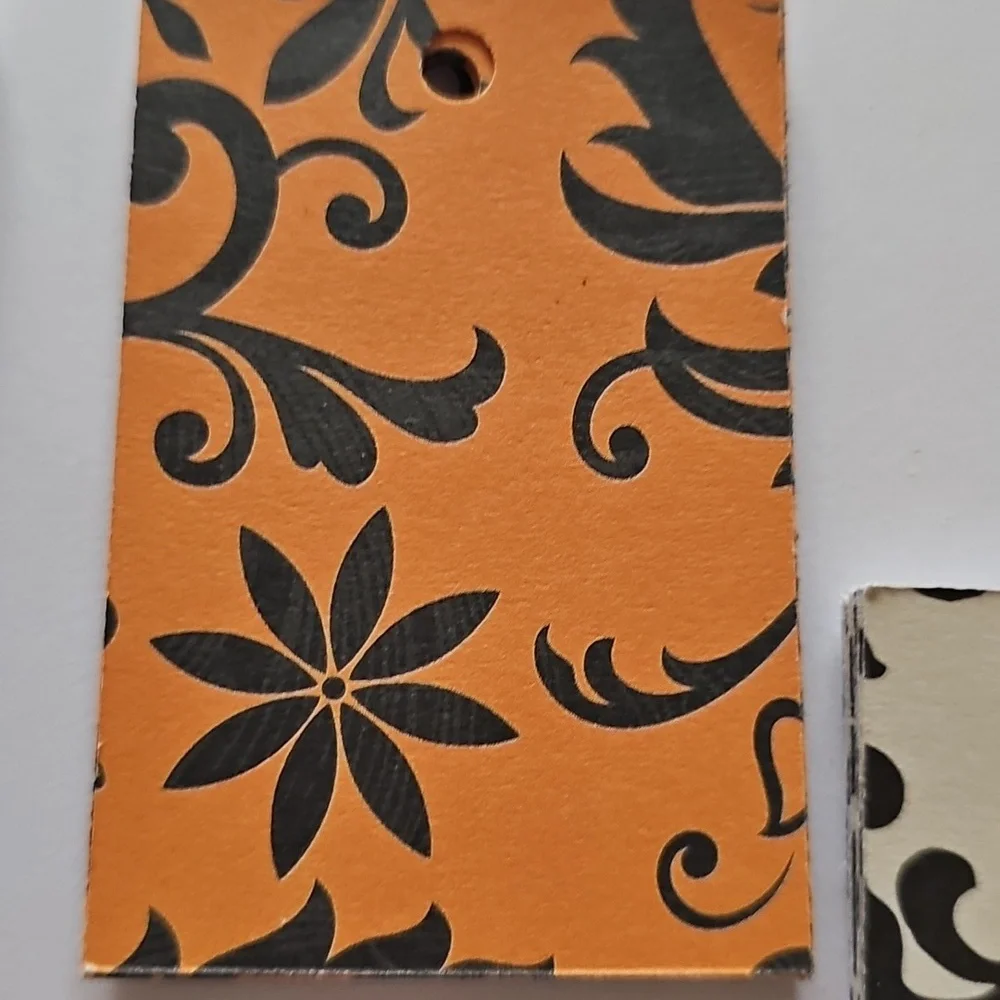 48 Halloween Themed Hand Cut Gift Decorative Card Stock Tags